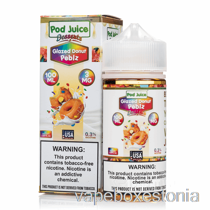 Vape Box Estonia Glasuuritud Sõõrik Peblz - Kaunamahl - 100ml 12mg